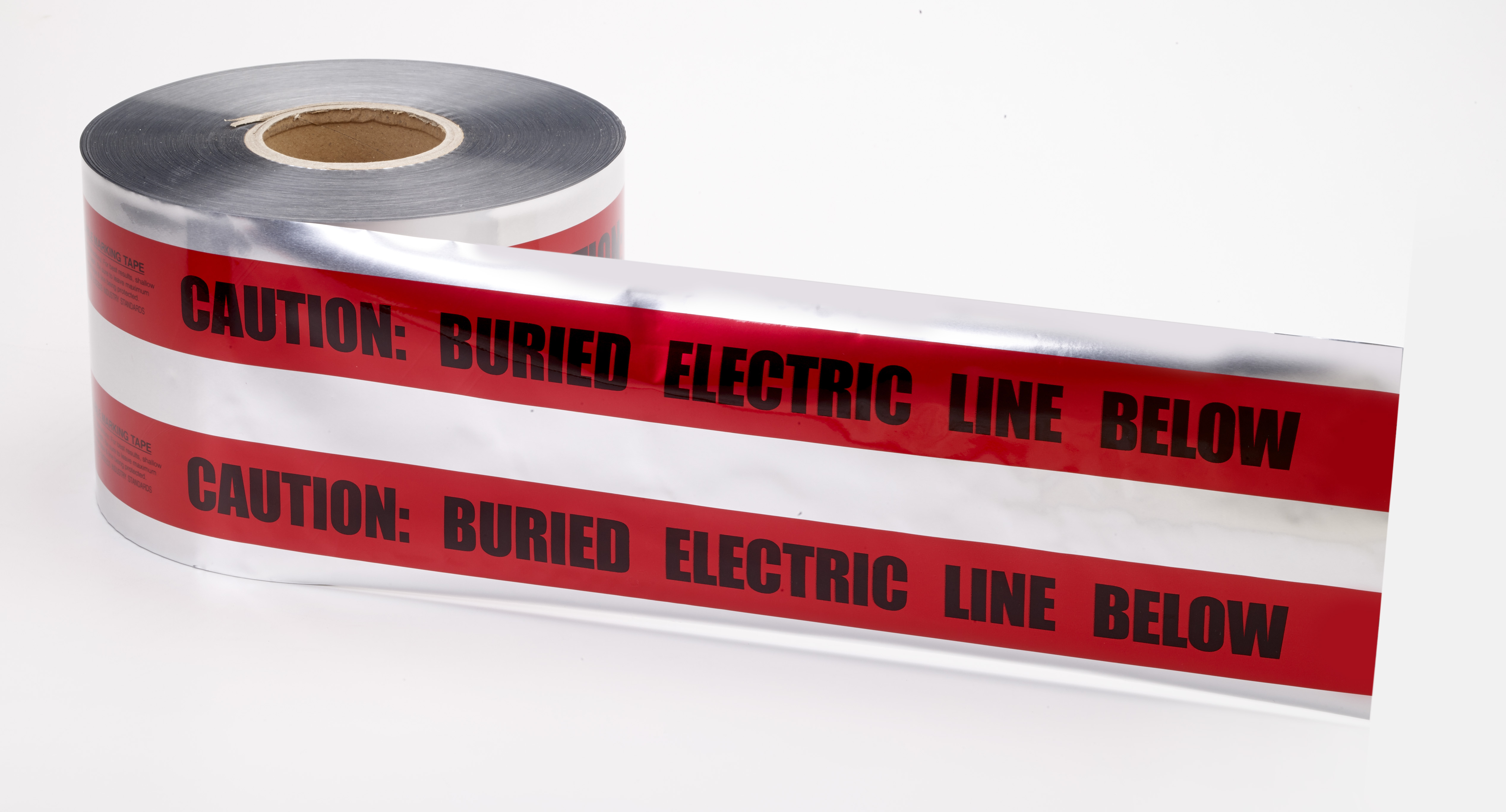 Polyethylene Underground Electric Line Detectable Marking Tape, 1000