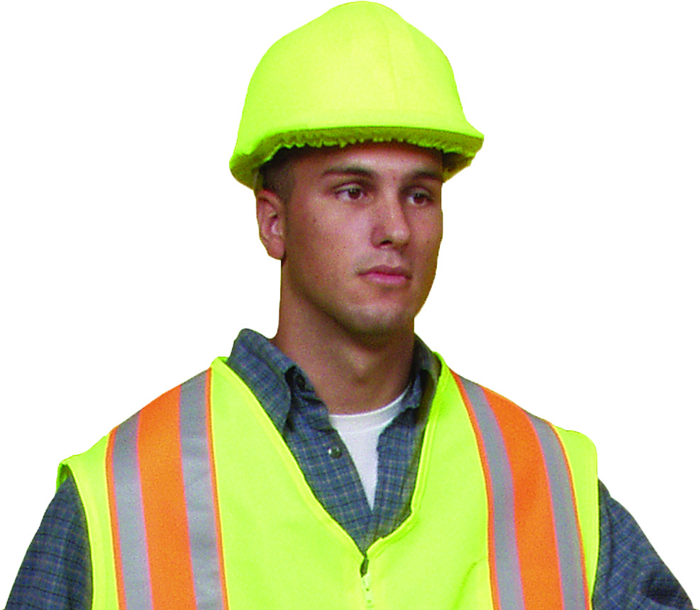 ANSI High Visibility Hard Hat Cover, Lime - M50110