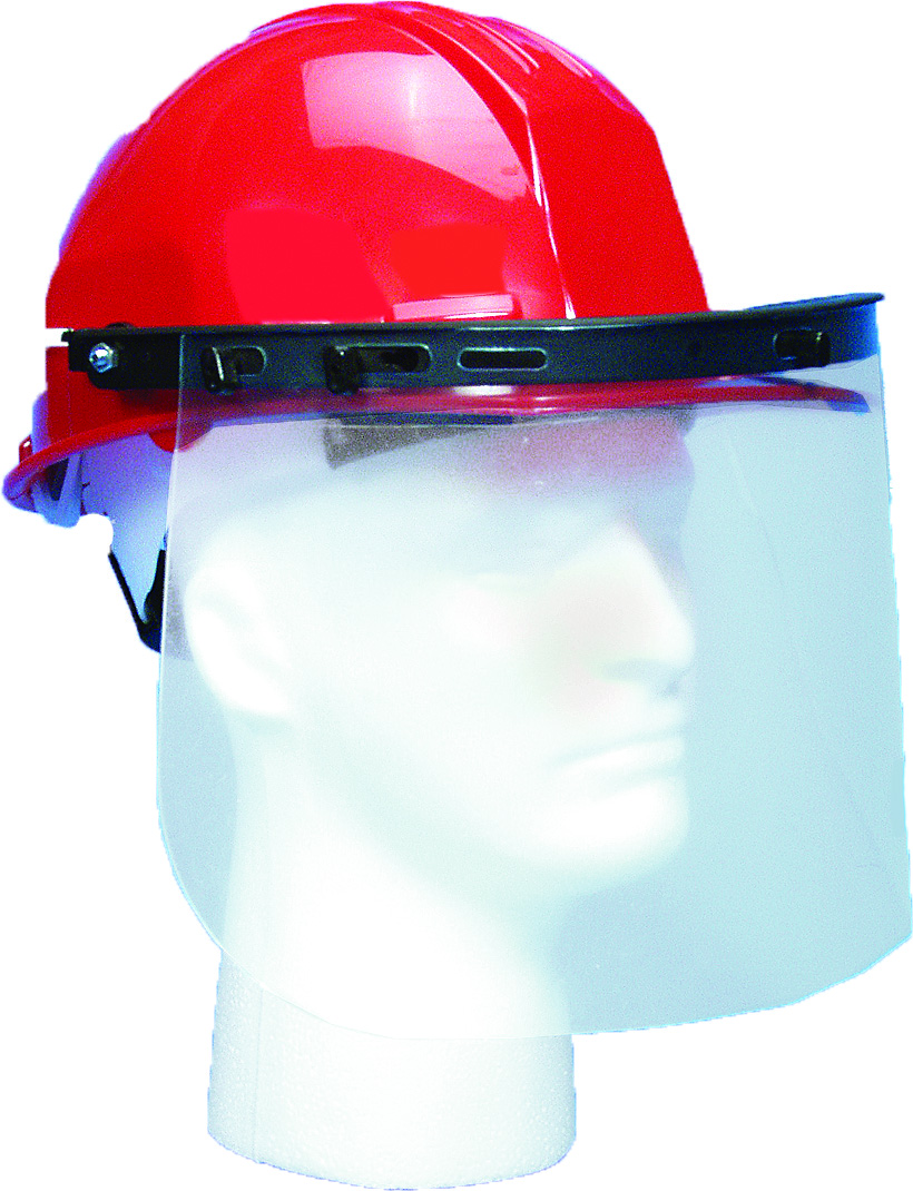Hard Hat Plastic Face Shield