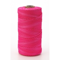 Nylon Mason Twine, 1 lb. Twisted, 18 x 1090 ft., Glo Pink (Pack of 4)