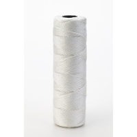 Nylon Mason Twine, 1/4 lb. Braided, 18 x 275 ft., White (Pack of 6)