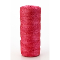 Nylon Mason Twine, 1/2 lb. Braided, 18 x 500 ft., Glo Pink (Pack of 6)