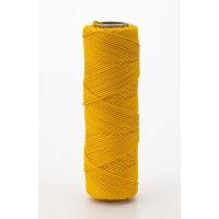 Nylon Mason Twine, 1/4 lb. Braided, 18 x 250 ft., Yellow (Pack of 6)