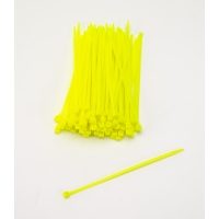 Multi-Purpose Locking Ties, 7 in., Neon Yellow (Pack of 100)