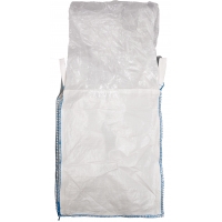Polypropylene Bulk Bag, 3000 lbs Capacity, 3ft. Length x 3ft. Width x 3ft. Height
