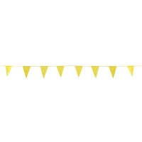 Pennant Banner Flags, 60 ft., Yellow (Pack of 10)