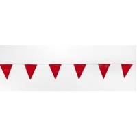 Pennant Banner Flags, 60 ft., Red (Pack of 10)