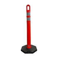D TOP DELINEATOR W/12LB BASE