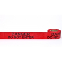 Repulpable Tape, 'Danger Do Not Enter', 2' x 45 YDS, Red (Pack of 30)
