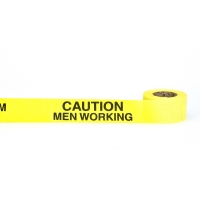 Repulpable Tape, 'Caution Men Working Overhead', 3' x 45 YDS (Pack of 20)