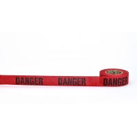 'Danger' Biodegradable Barricade Tape, 3' x 500', Red