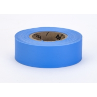 PVC TUNDRA Flagging Tape, 5 mil, 1-3/16' x 50 yd., Glo Blue (Pack of 12)