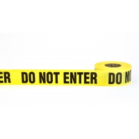 3Mil Barricade Tape 'Do Not Enter', 3' x 1000', Yellow (Pack of 10)