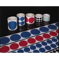 1/2' X 1000/RL DIE CUT CIRCLES