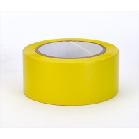 PVC Vinyl Aisle Marking Tape, 6 mil, 2' x 36 yd., Yellow (Pack of 24)