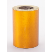 High Intensity Grade Reflective Barrel Adhesive Tape, 50 yds Length x 6' Width, Orange