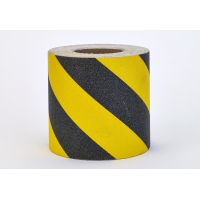 High Quality Non-Skid Hazard Stripe Abrasive Tape, 60' Length x 6' Width, Yellow/Black
