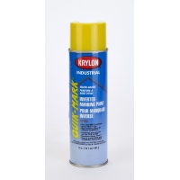 Waterbased Inverted Spray Paint Yellow 3801, 20 oz, 12 PK