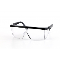 Marlin Glasses, Black Frame, Clear Lens (Pack of 12)