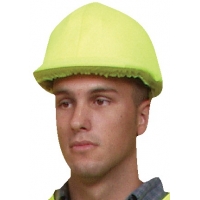 ANSI High Visibility Hard Hat Cover, Lime