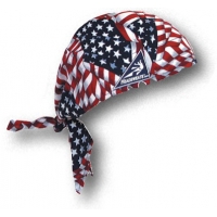Cotton Head Wrap, American Flag