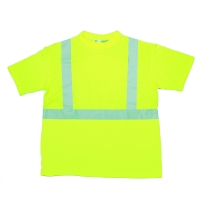 ANSI Class 2 Durable Flame Retardant T-Shirt, Lime, Medium