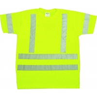 ANSI Class 3 Durable Flame Retardant T-Shirt, Lime, Medium