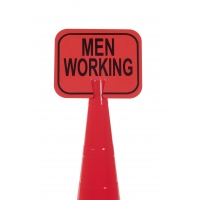 Cone Sign, Men Working