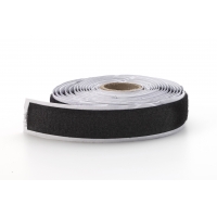 Adhesive loop tape,1 in, 3 yds, Black