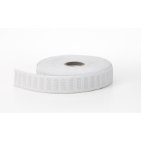 No roll elastic, White 1 in - 10 yards