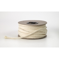 Draw cord, Natural 1/4 in cotton - 25 yards