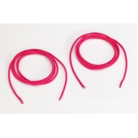 Shock cord 5/8 in tipped laces, 48 in lengths, Neon pink