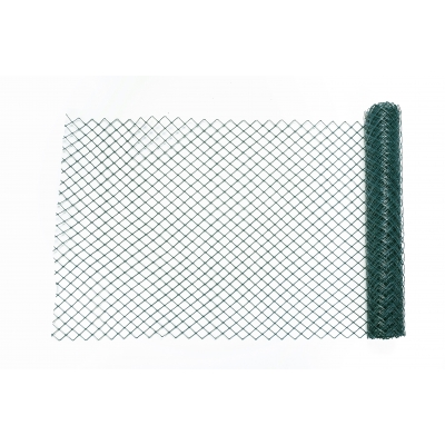 14988-38-48, High Density Polyethylene (HDPE) Diamond Link Safety Fence, 50 ft. Length x 4 ft. Width, Green, Mutual Industries