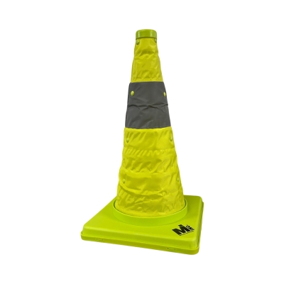 17712-5-28, 5PK 28 LIME COLLASIBLE TRAFFIC CONES, Mutual Industries