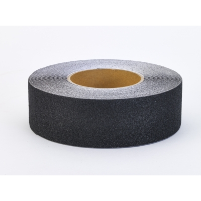 17768-91-2000, Aluminum Oxide Non Skid Abrasive Safety Tape, 60' Length x 2 Width, Black, Mutual Industries