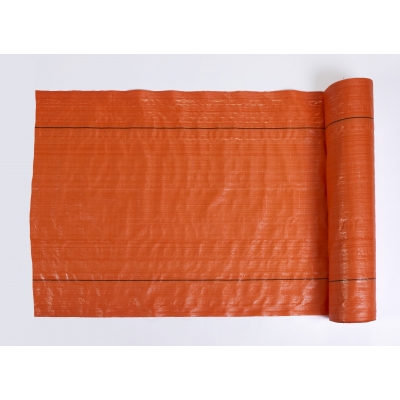 1845-500-48, MISF1845 Polyethylene Silt Fence Fabric, 500' Length x 48 Width, Orange, Mutual Industries