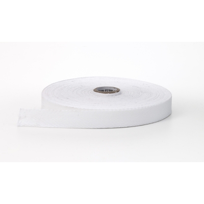 M1900-0000-050-36, Twill tape, .5 in Wide, 36 yds, White, Mutual Industries