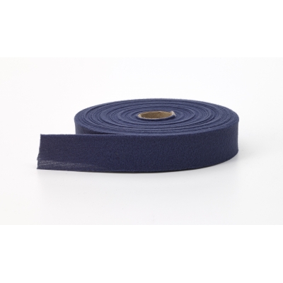 M9800-436-25, Quilt binding, brushed, 1 in centerfold, 25 yds, Navy, Mutual Industries