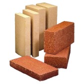 FIRE BRICK  8 1/4'  X  4'  X 1 1/4' RED SPLIT  